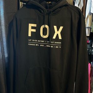 FOX Black Hoodie Sweater for Men